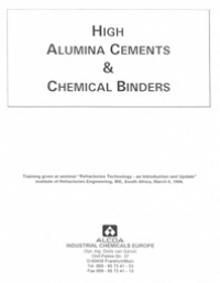 ● High Calcium Aluminate Cements and Chemical Binders